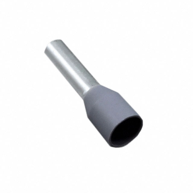 CONN FERRULE 12AWG GRAY