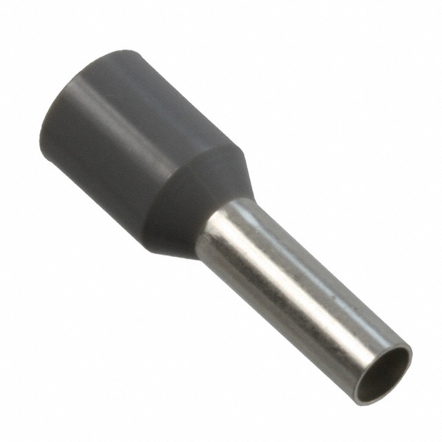 CONN FERRULE 14AWG GRAY