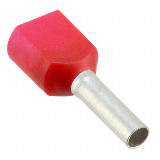 CONN FERRULE DIN TWO X 17AWG RED