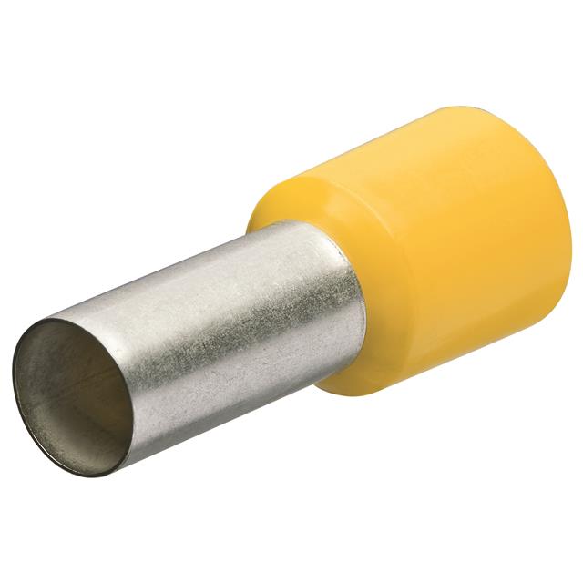 CONN FERRULE DIN 4AWG YLW 50PCS