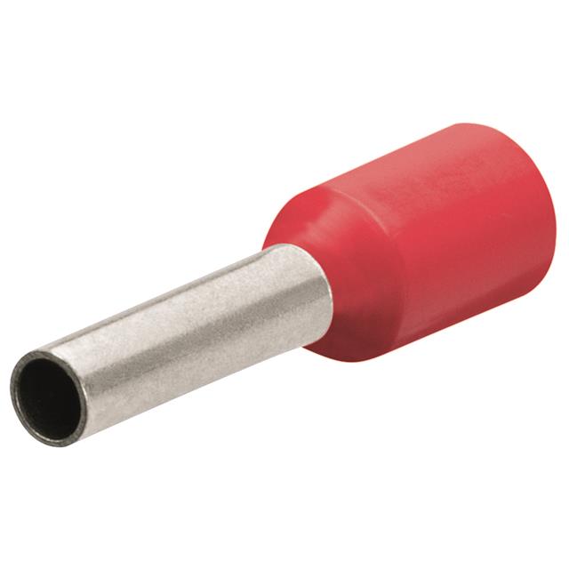 CONN FERRULE DIN 18AWG RED 200PC