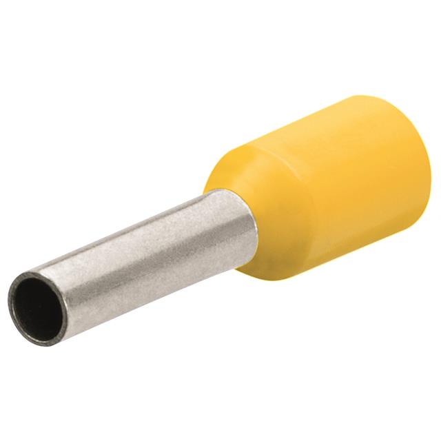 CONN FERRULE DIN 4AWG YLW 50PCS