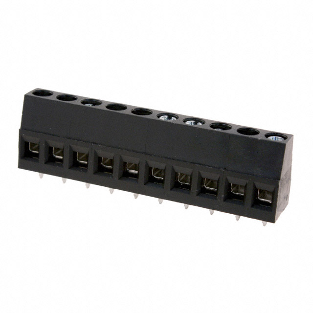 TERM BLK 10P SIDE ENT 5.08MM PCB