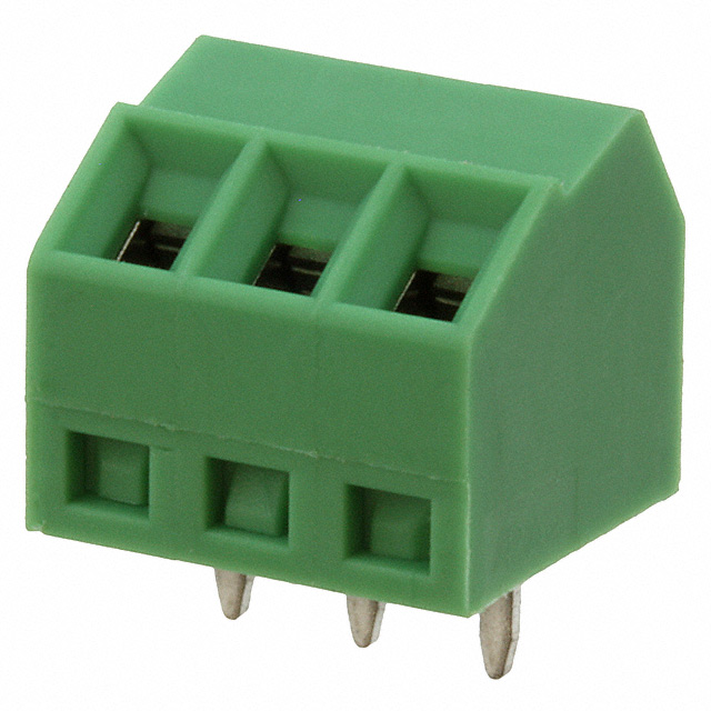 TERM BLOCK 3POS 55DEG 3.5MM PCB