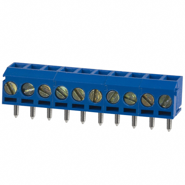 TERM BLK 10POS TOP ENT 3.5MM PCB