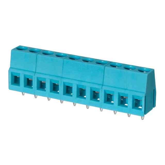 TERMINAL BLOCK, SCREW TYPE, 5.08