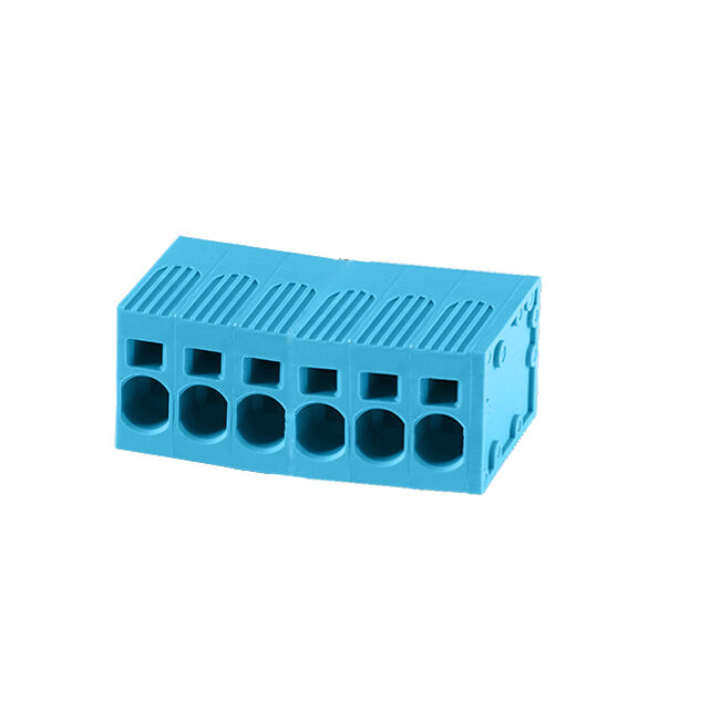 TERMINAL BLOCK, 1-6 POLES,GREEN,