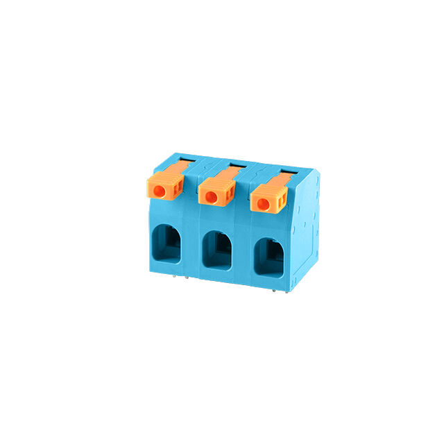 TERMINAL BLOCK, 2-7 POLES, BLUE