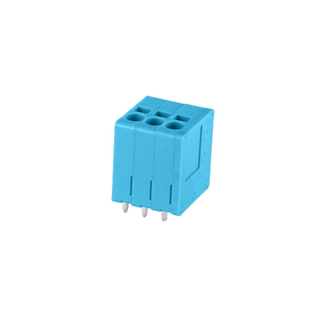 TERMINAL BLOCK, 2-6 POLES, BLUE,