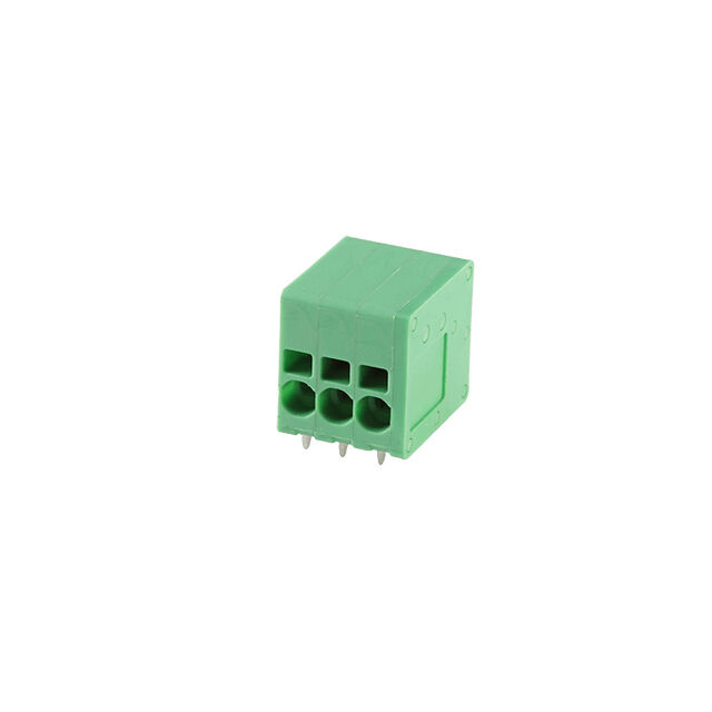TERMINAL BLOCK, 2-6 POLES, GREEN