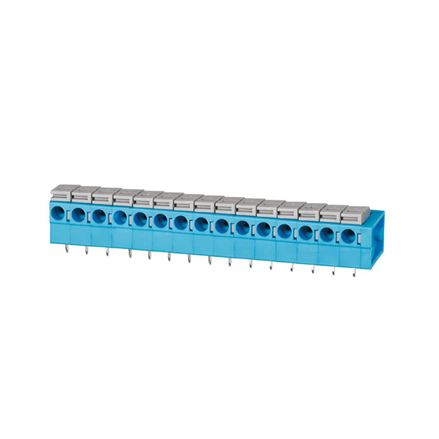 TERMINAL BLOCK, SCREWLESS, 5.08,