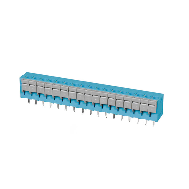 TERMINAL BLOCK, SCREWLESS, 5.08,