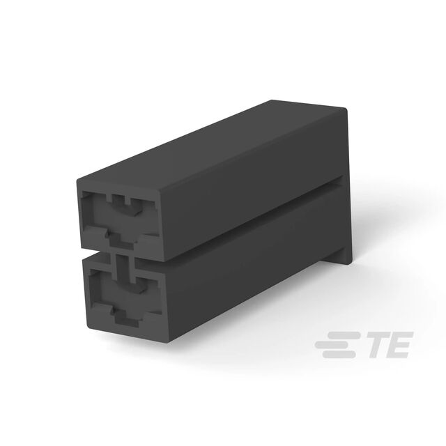 CONN RCPT HSG 0.187 2POS BLACK