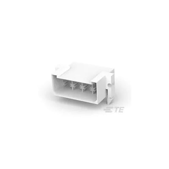 CONN MALE TAB HSG 0.25 8POS CLR