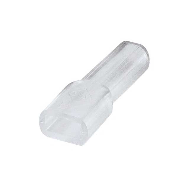CONN SLEEVE 0.187 1POS TRANSPRNT
