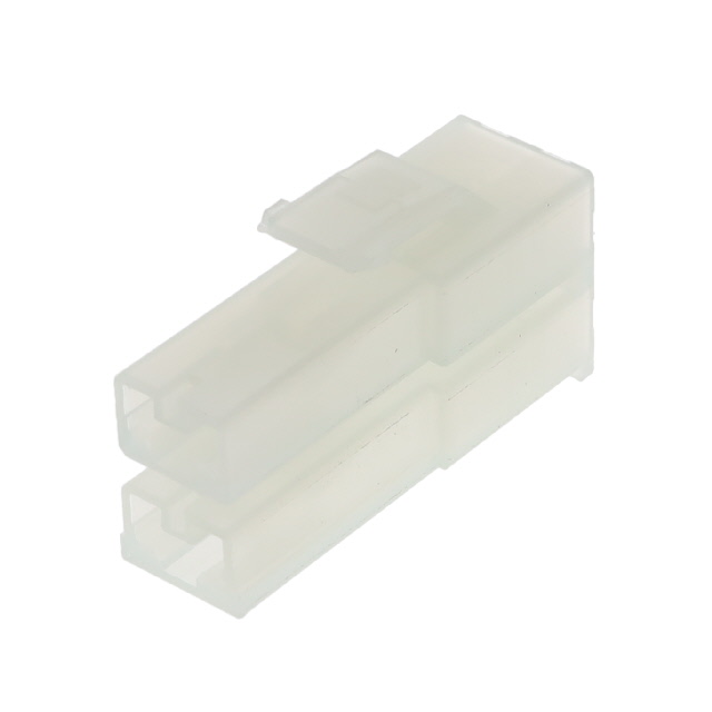 CONN RCPT HSG 0.187 2POS NATURAL