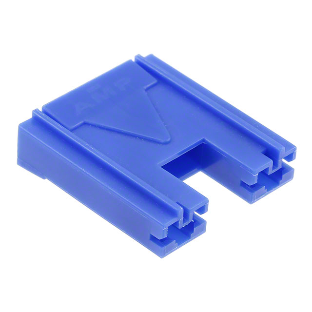 CONN RCPT HSG 0.187 2POS BLUE