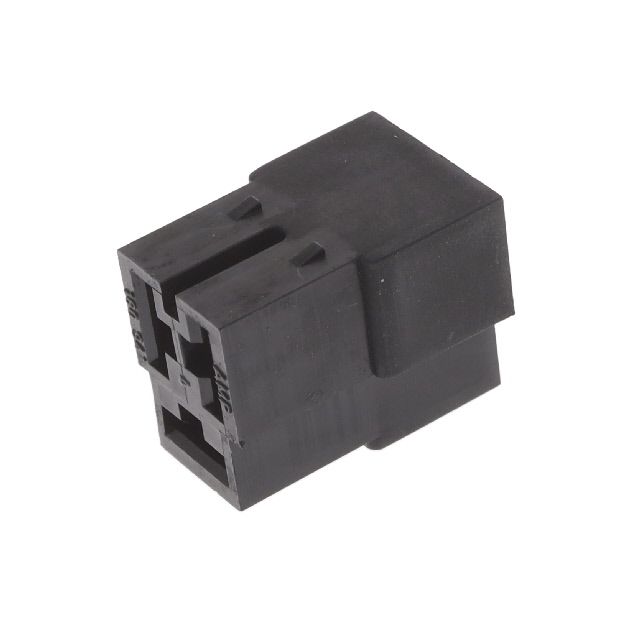 CONN RCPT HSG 0.25 3POS BLACK