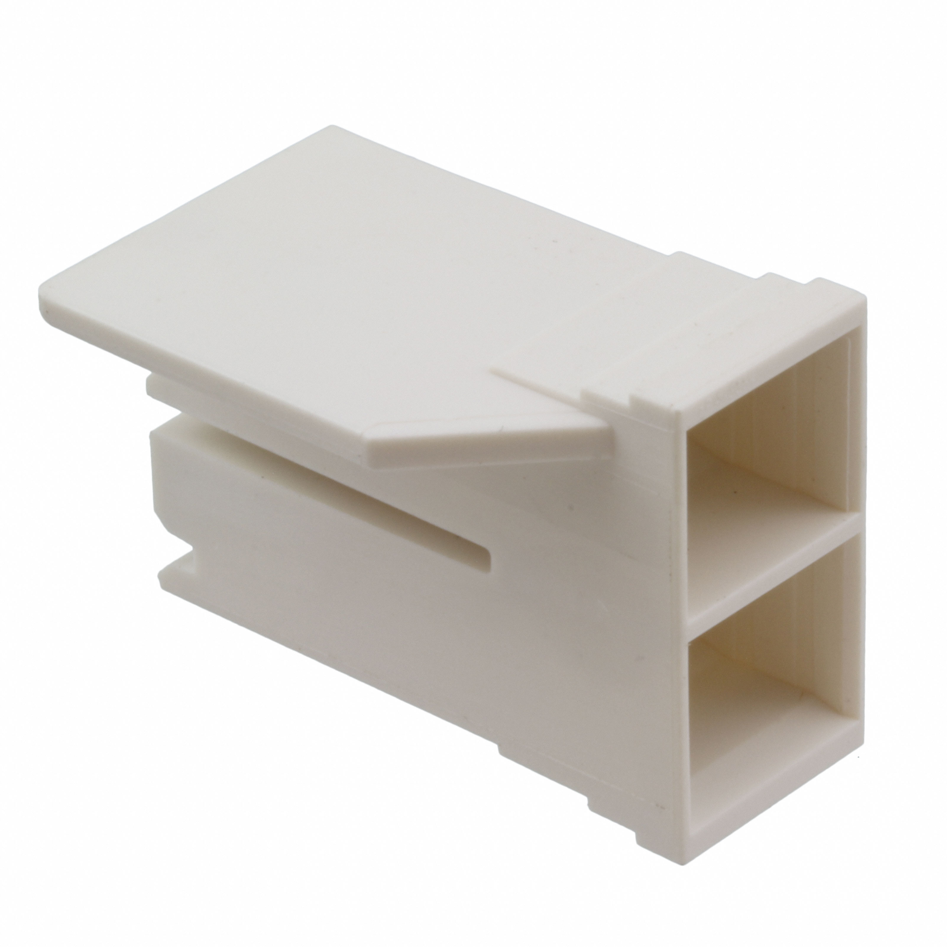 CONN RCPT HSG 0.25 2POS NATURAL