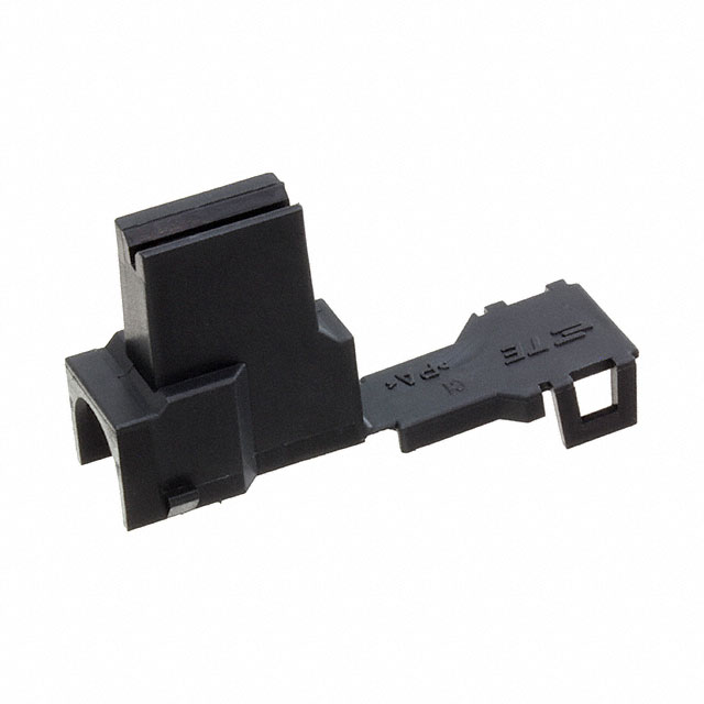 CONN RCPT HSG 0.25 1POS BLACK