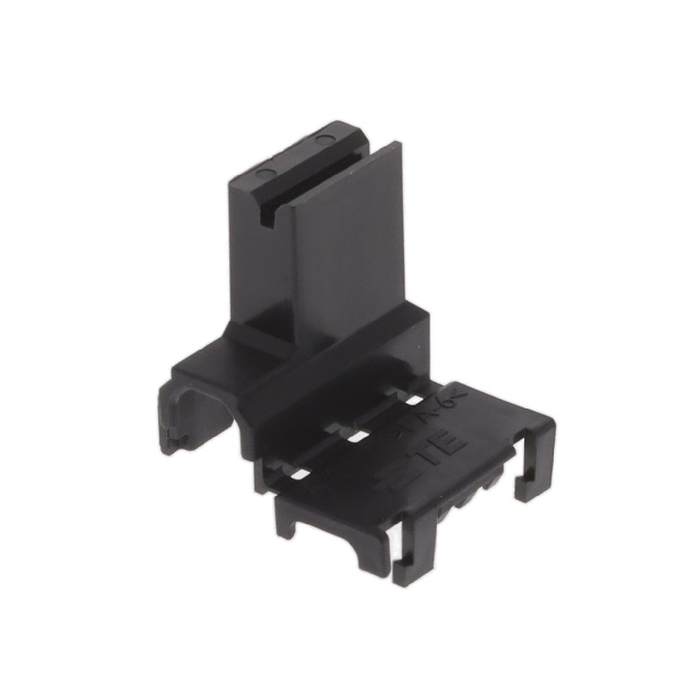 CONN RCPT HSG 0.25 1POS BLACK