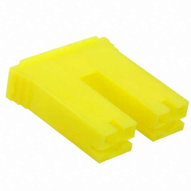 CONN RCPT HSG 0.25 2POS YELLOW