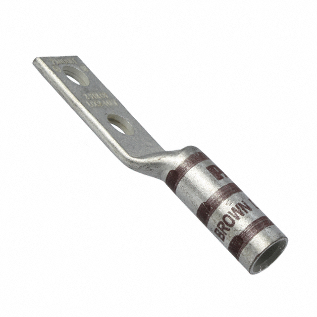CONN TERM RECT LUG 2 AWG #1/4
