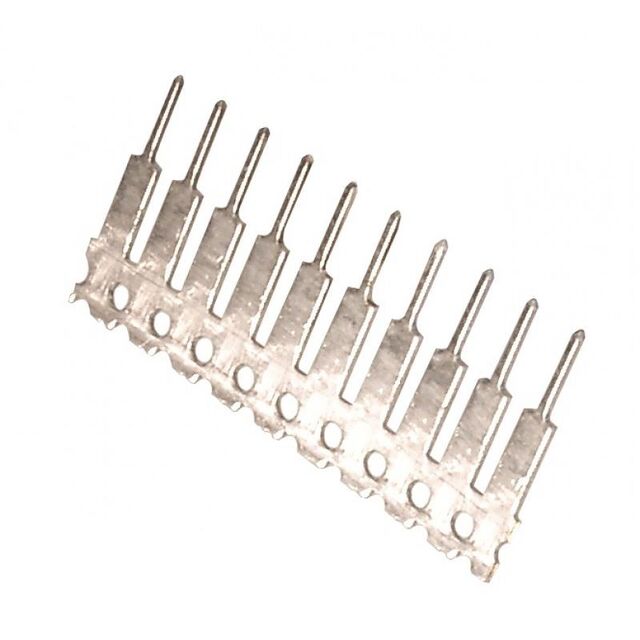 SINGLE CONTACT, ON METAL STRIP,