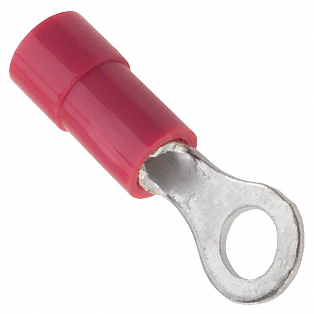 CONN RING CIRC 18-22AWG #6 CRIMP