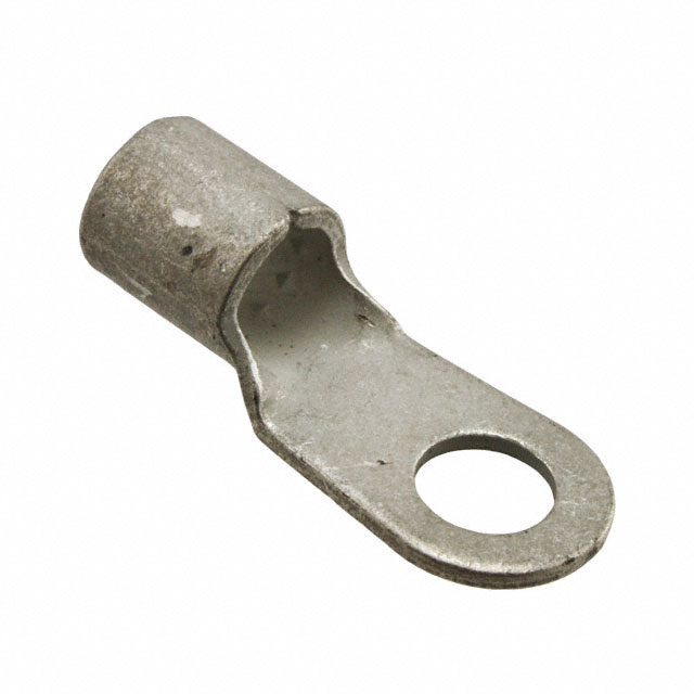 CONN RING FLAT 6AWG #1/4 CRIMP
