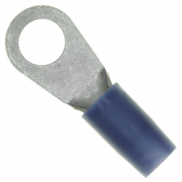 CONN RING CIRC 6AWG #3/8 CRIMP