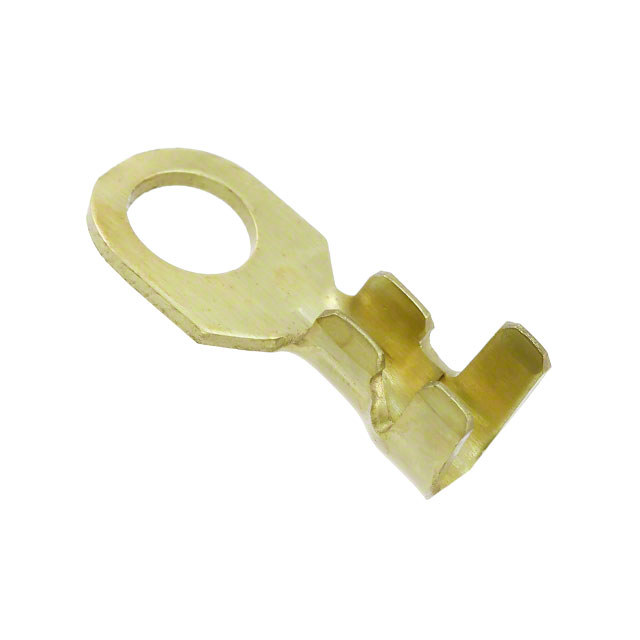 CONN RING D-SHAPE 12-14AWG #1/4
