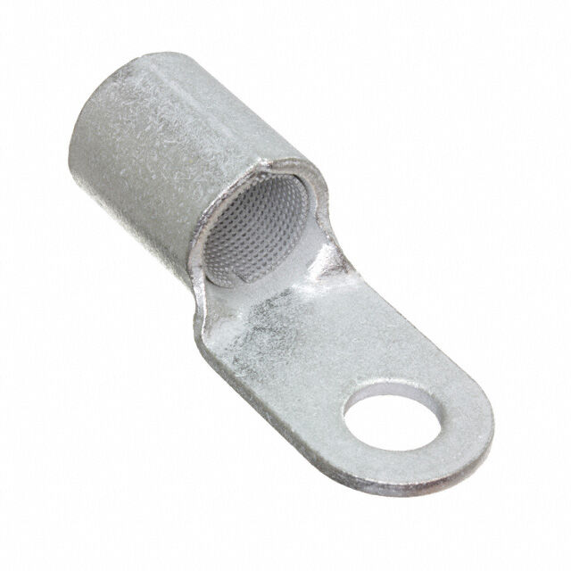 CONN RING CIRC 6AWG #1/4 CRIMP