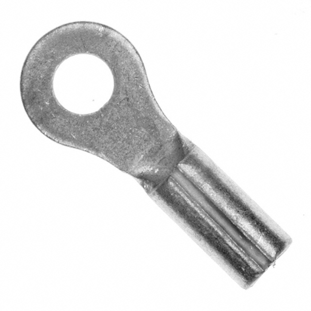 CONN RING CIRC 18-22AWG #4 CRIMP