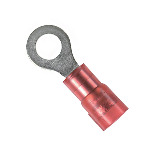 CONN RING CIRC 18-22AWG #8 CRIMP