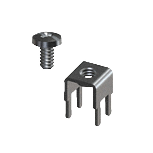 TERM SCREW M4 4 PIN PCB RA