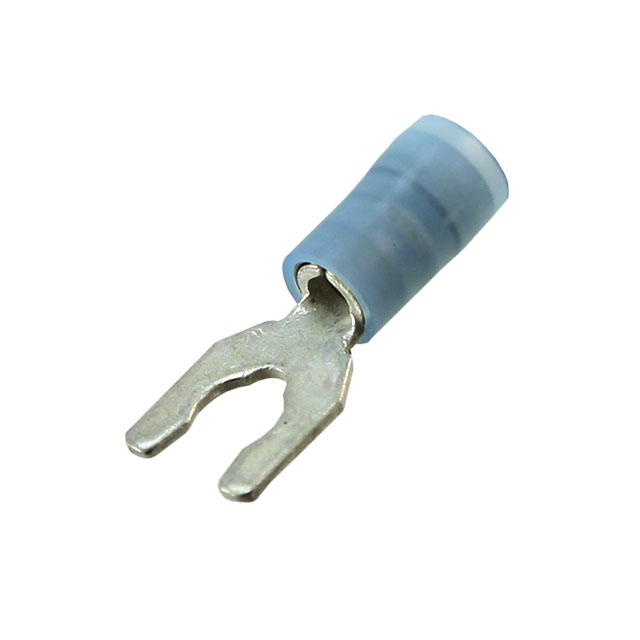 CONN SPADE TERM 14-16AWG #8 BLU
