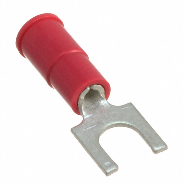 CONN SPADE TERM 18-22AWG #8 RED
