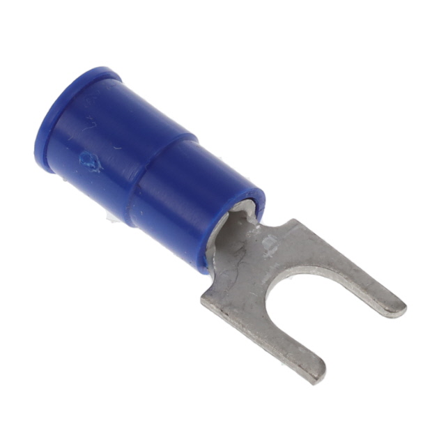 CONN SPADE TERM 14-16AWG #10 BLU