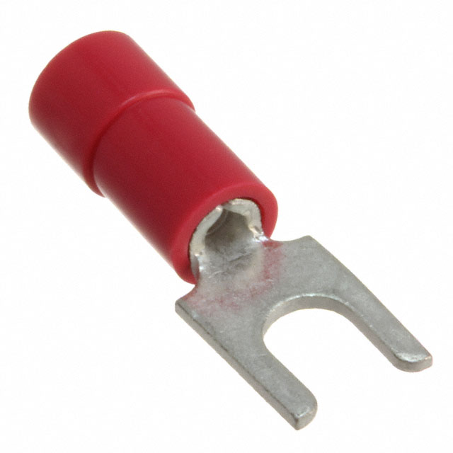CONN SPADE TERM 18-22AWG #6 RED