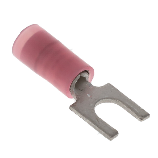 CONN SPADE TERM 18-22AWG #8 RED