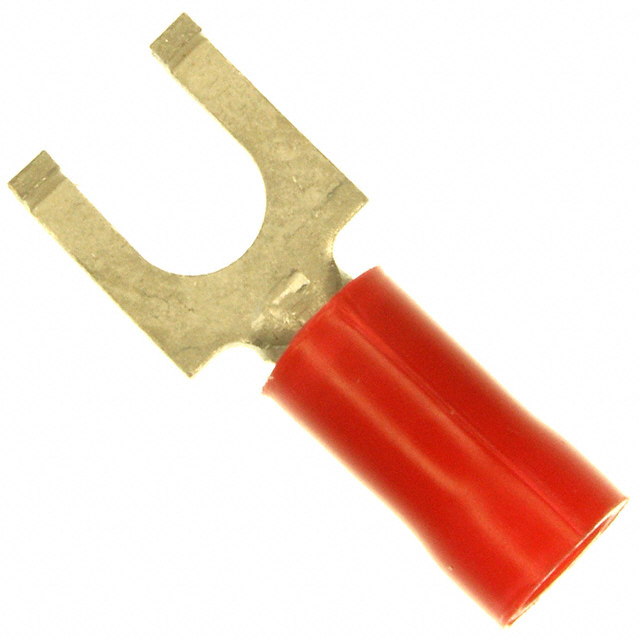 CONN SPADE TERM 16-22AWG #8 RED