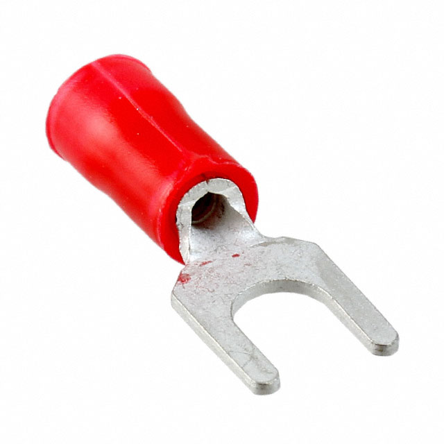 CONN SPADE TERM 16-22AWG M4 RED