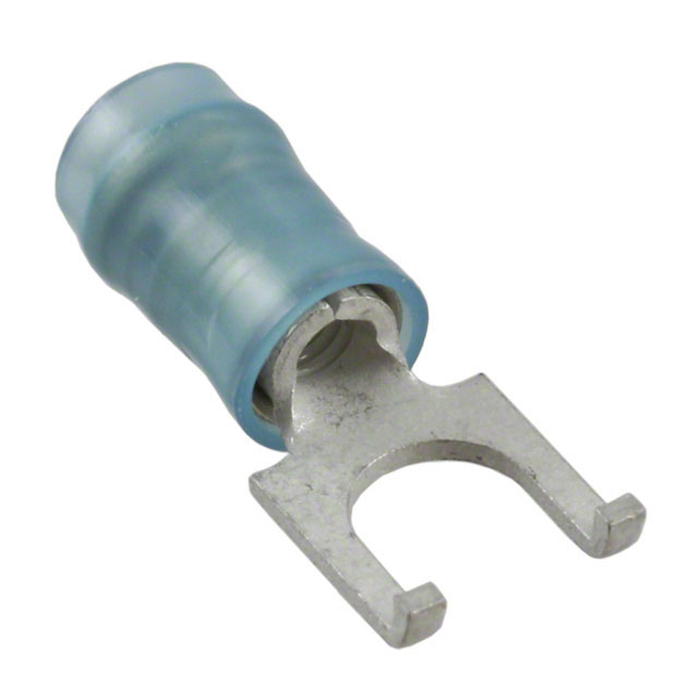 CONN SPADE TERM 14-16AWG #10 BLU