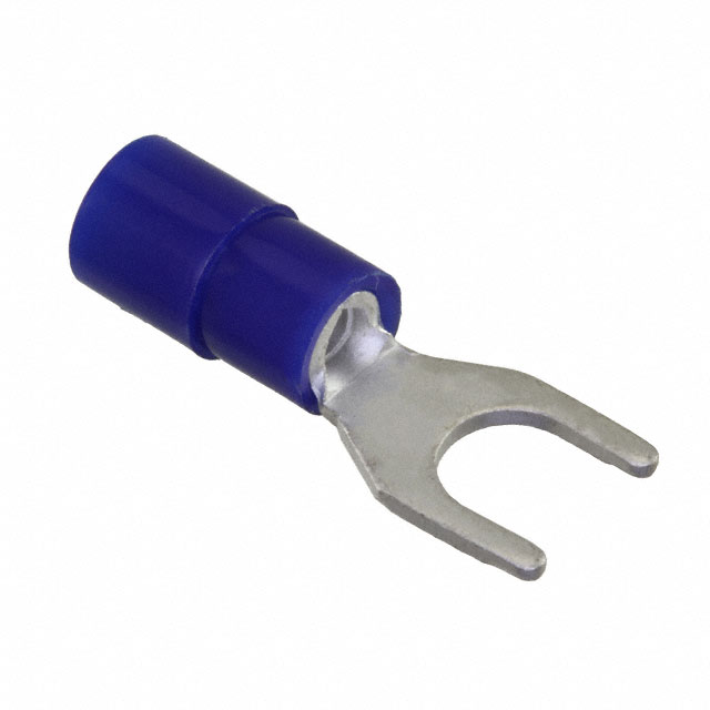 CONN SPADE TERM 14-16AWG M5 BLU