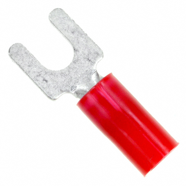 CONN SPADE TERM 16-22AWG #6 RED