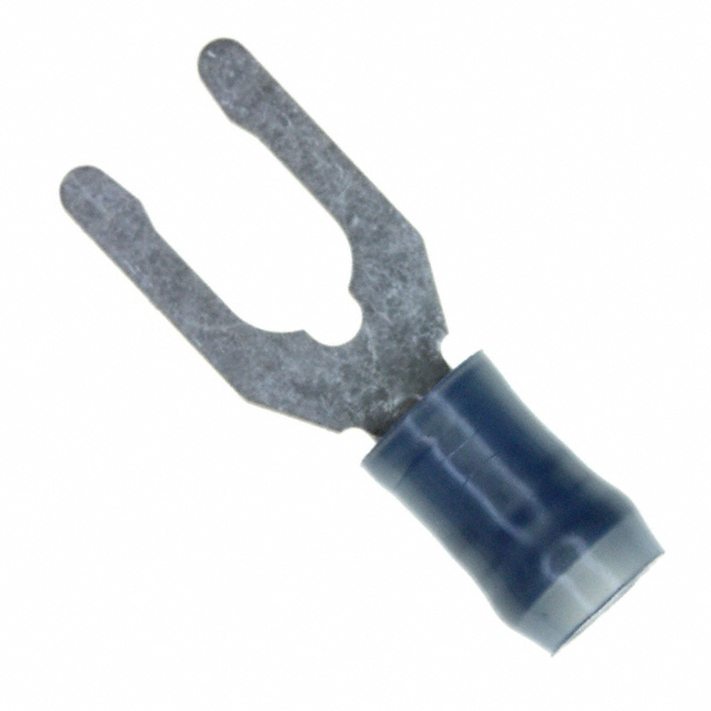 CONN SPADE TERM 14-16AWG #10 BLU