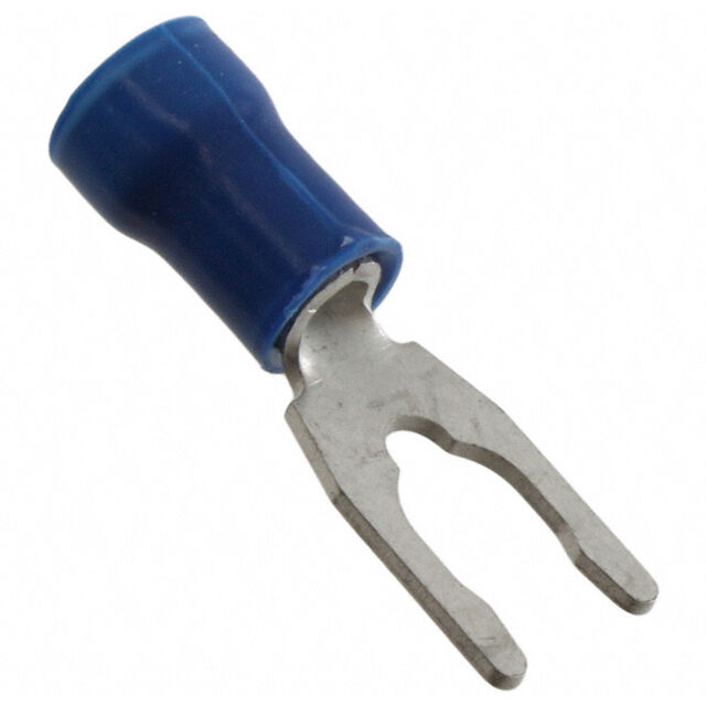CONN SPADE TERM 14-16AWG #10 BLU