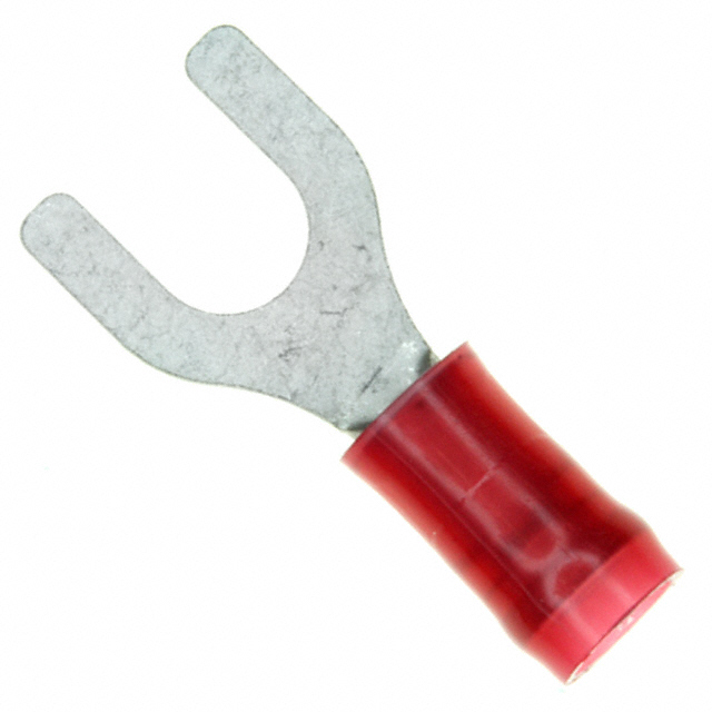 CONN SPADE TERM 18-22AWG #10 RED