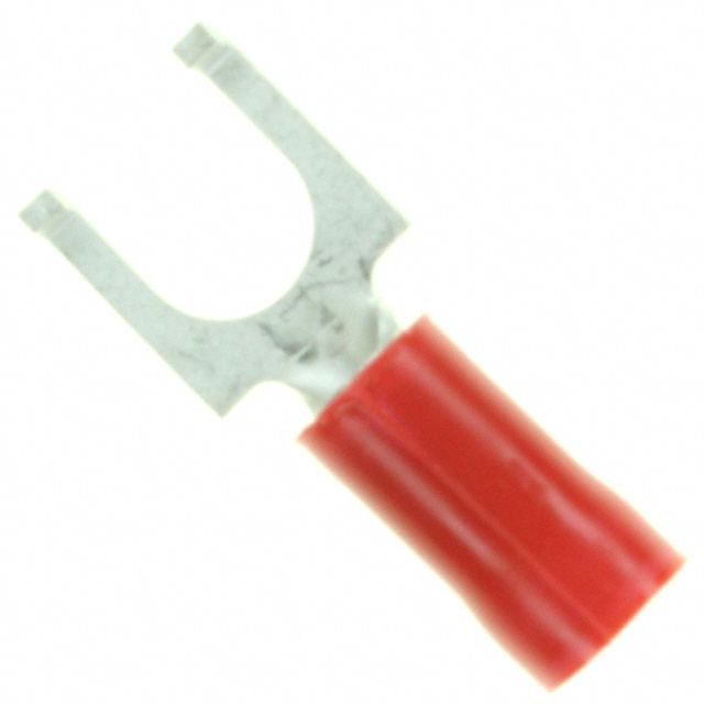 CONN SPADE TERM 16-22AWG #10 RED